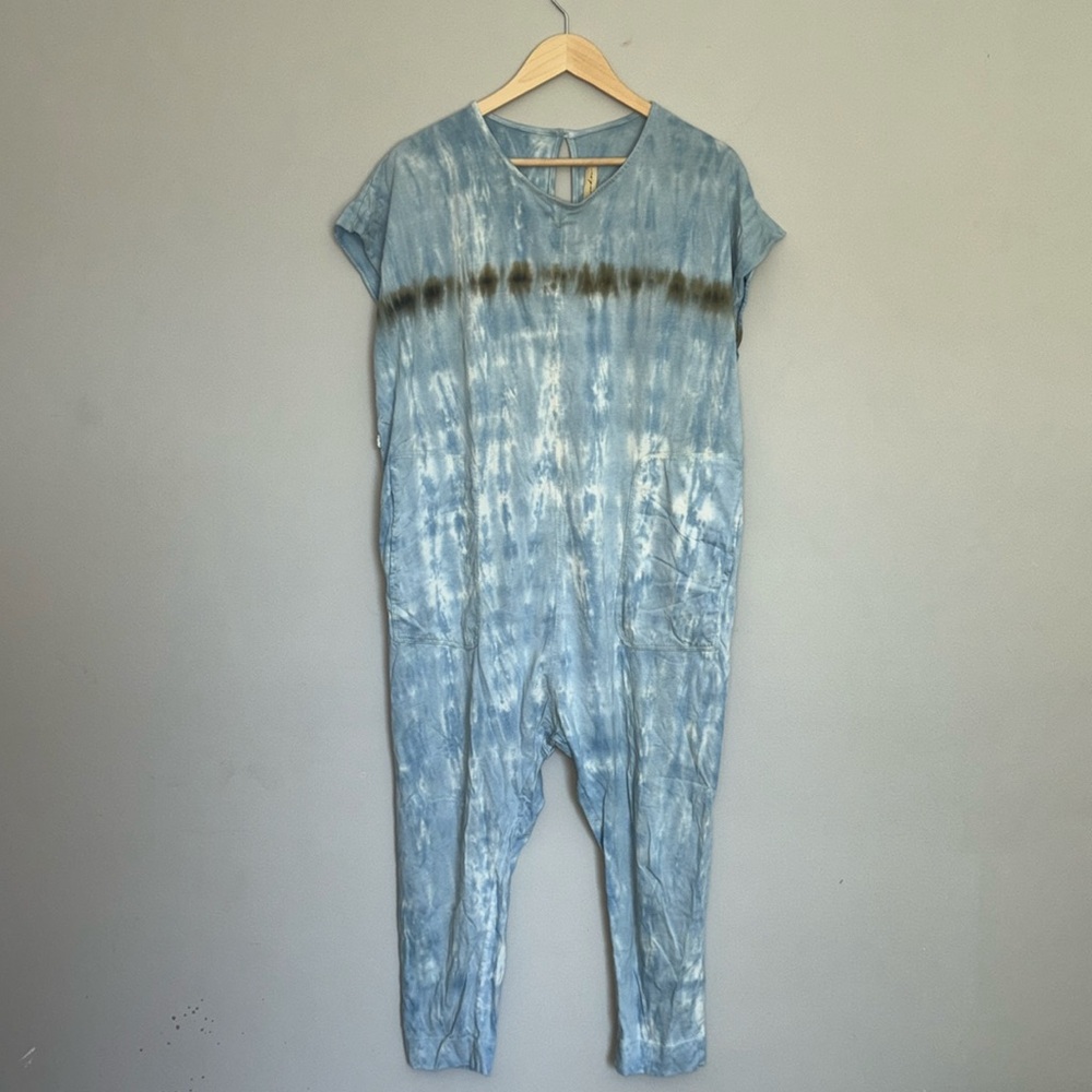 Raquel Allegra Blue Tie Dye Jumpsuit